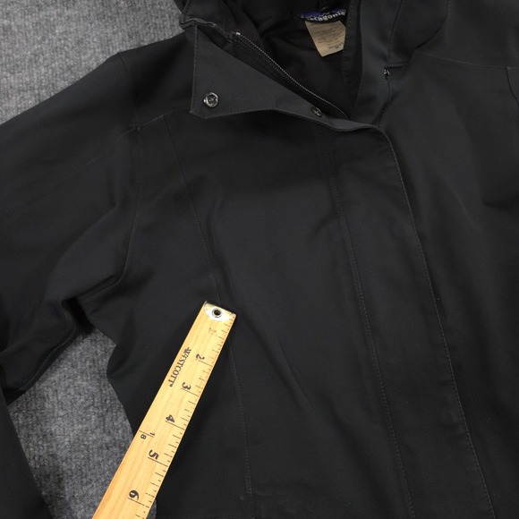 Patagonia Tres Parka Jacket Womens M Black H2No DWR Removable Hood *Shell Only* - Picture 15 of 16